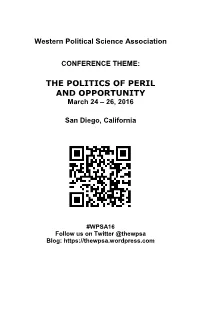 2016 San Diego Meeting
