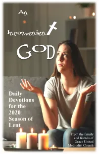Daily Devotions for the 2020 Season of Lent