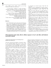 DNA Mismatch Repair Status Affects Cellular Response to Ara-C and Other Anti-Leukemic Nucleoside Analogs