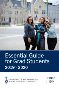 Essential Guide for Grad Students 2019-2020
