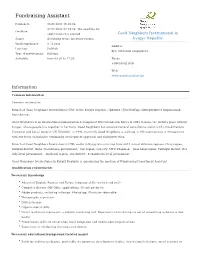 Fundraising Assistant