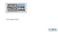 2019 Season Guide Welcome