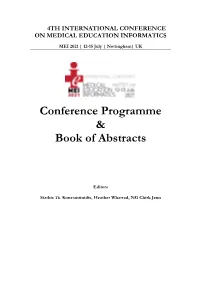 Conference Programme & Book of Abstracts
