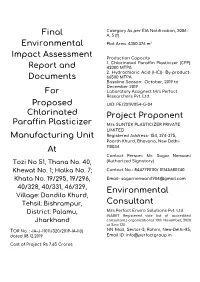 Final Environmental Impact Assessment Report and Documents