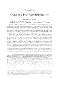 NASA and Planetary Exploration