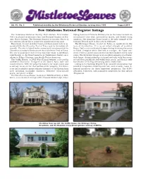 New Oklahoma National Register Listings