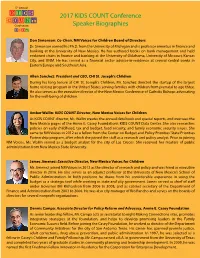 2017 Speaker Bios