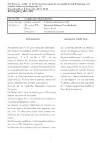 Abw¨Agungstabelle