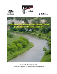 Economic & Social Values of Recreational Floating on The