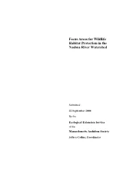 Final Report '01 Focus Areaswildlife Habitat