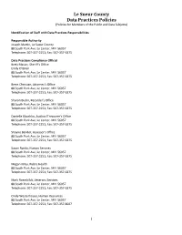 July 2021 Data Practices Policy