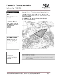 Prospective Planning Application