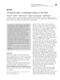 Chorioamnionitis: a Multiorgan Disease of the Fetus?