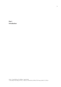 Part I Introduction