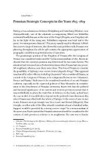 Prussian Strategic Concepts in the Years 1815–1819