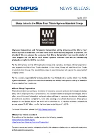 Sharp Joins in the Micro Four Thirds System Standard Group