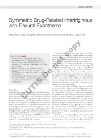 Symmetric Drug-Related Intertriginous and Flexural Exanthema