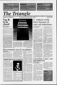 Thetri Volume 66 • Number 25 'Serving Drexel University Since 1926..." April 5,1991