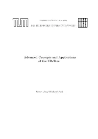 Advanced Concepts and Applications of the UB-Tree