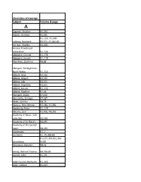 Chronicles of Courage Index