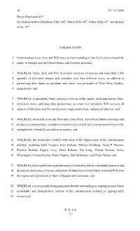 House Resolution 415 By: Representatives Stephens of the 164Th, Marin of the 96Th, Dollar of the 45Th, and Bonner of the 72Nd