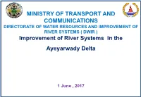 Improvement of River Systems in the Ayeyarwady Delta