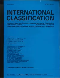 International Classi Fication