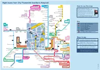Night Buses from City Thameslink (And Barts Hospital)