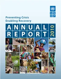 Preventing Crisis Enabling Recovery ANNUAL