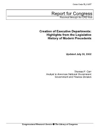 Report for Congress Received Through the CRS Web