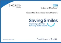 Saving Smiles Avulsion Pathway (Page 20) Saving Smiles: Fractures and Displacements (Page 22)