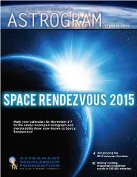Space Rendezvous 2015