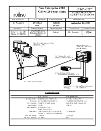 Sun Enterprise 4500 C/S W