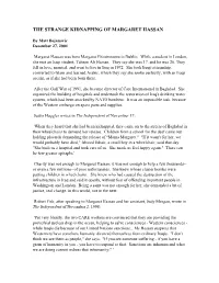 The Strange Kidnapping of Margaret Hassan