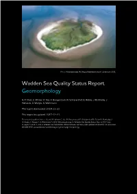 Wadden Sea Quality Status Report Geomorphology