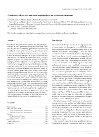 Coexistence of Surface and Cave Amphipods in an Ecotone Environment