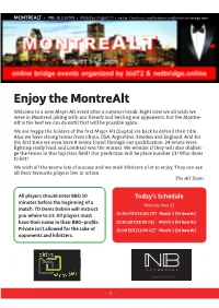 Enjoy the Montrealt Welcome to a New Major Alt Event After a Summer Break