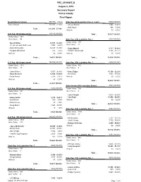 Final Report PRC 20140805 E August 5, 2014 Summary Report Pierce County