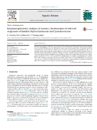 Karyomorphometric Analysis of Somatic Chromosomes of Selected