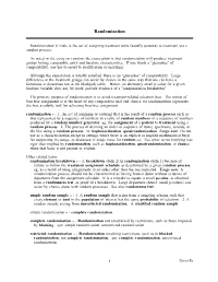Randomization