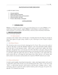 6.1. INTRODUCTION Printers Are Output Devices Used to Prepare