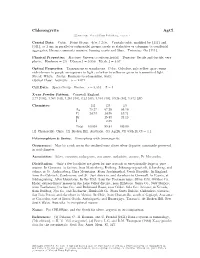 Chlorargyrite Agcl C 2001-2005 Mineral Data Publishing, Version 1