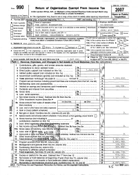 Return of Organization Exempt from Income