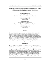 Using the 5Ps Leadership Analysis to Examine the Battle of Antietam: an Explanation and Case Study