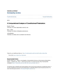 A Computational Analysis of Constitutional Polarization