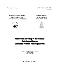 Limited IOC-IHO/GEBCO SCUFN-XIV/3 English Only