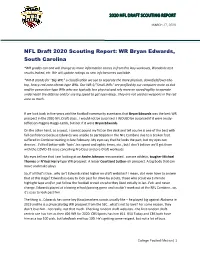 NFL Draft 2020 Scouting Report: WR Bryan Edwards, South Carolina