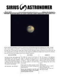 Sirius Astronomer
