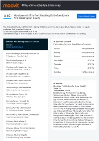 4C Bus Time Schedule & Line Route