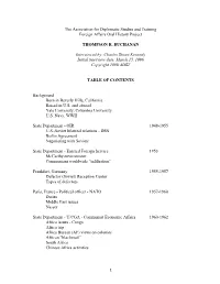 Buchanan, Thompson R